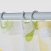 LVOERTUIG 12Pcs White Plastic Shower Curtain Hook Bath C Type Curtain Glide Hanger(5.53.8cm) - B07FKRYS9Y